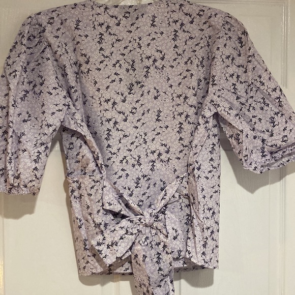 INC Floral Puff-Sleeve Blouse, - Picture 9 of 11